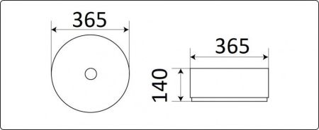 Умывальник CeramaLux C1055