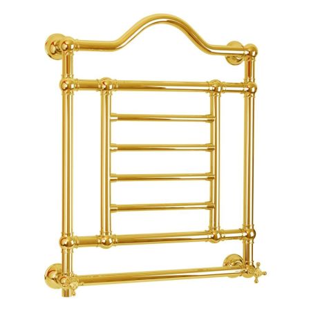 EDWARD SX Полотенцесушитель электрический h700/830х600/680 мм.(включение слева), золото, артикул ML.EDW-EL.500.DO