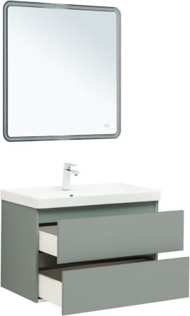 Тумба под раковину Aquanet Вега 2.0 80 мисти грин, артикул 00337961