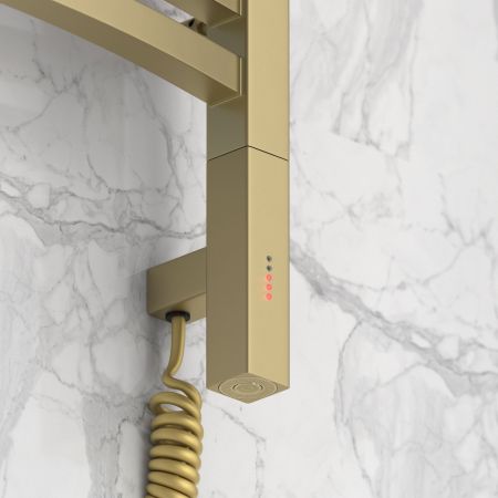 Полотенцесушитель электрический АРКУС 3.0 1000х600 МЭМ правый (Матовая шампань)