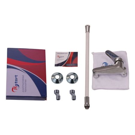 Смеситель для кухни Plstart PD46001-8, хром/белый