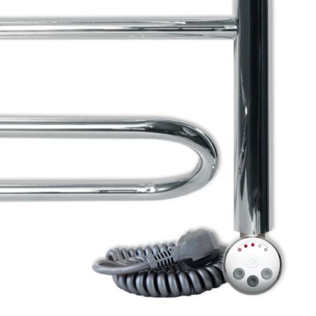 Электрический полотенцесушитель Ника Curve ЛZ Эл. 120x50 Хром, артикул ЛZ Эл. 120x50