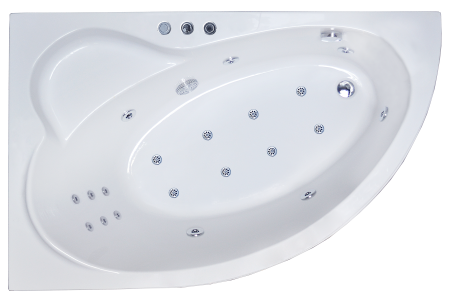 Гидромассажная ванна Royal Bath ALPINE DE LUXE 140x95x58L, артикул RB819103DL-L