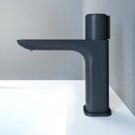 Смеситель для раковины Iddis Slide SLIBLBTi01 Черный, артикул SLIBLBTi01