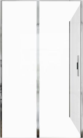 Душевой уголок Allen Brau Priority 120x80 3.31007.00 + 3.31013.00 хром, артикул 3.31007.00 + 3.31013.00