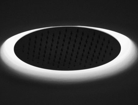 ANTONIO LUPI METEO IN Верхний душ 620х620х110мм, встраиваем в потолок, с подсветкой, дистанцион пультом и трансформатором, сатиниров нержавеющая сталь, артикул METEO_INL