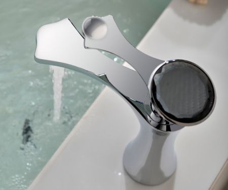 Смеситель для раковины Bronze de Luxe YASMINA 800/B03, хром, артикул 800/B03