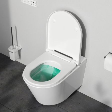 CCC501700SC Inspire подвесной унитаз с интегрированным электронным биде, артикул CCC501700SC