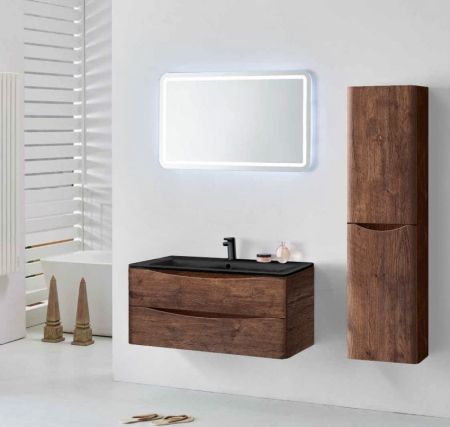 Тумба под раковину Vincea Roberta VMC-1R100RW подвесная R.Wood, артикул VMC-1R100RW