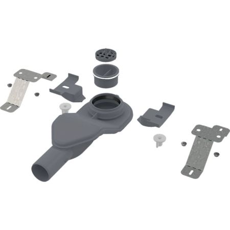 Сифон Alcaplast APZ-S6 экстра низкий Серый, артикул APZ-S6