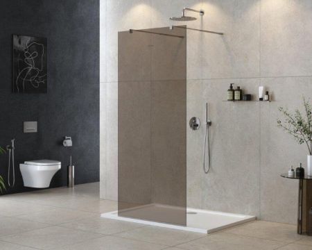 Душевая перегородка CEZARES LIBERTA-L-2, артикул LIBERTA-L-2-100-BR-Cr