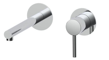 AQG Stick, встраиваемый в стену однорычажный смеситель для раковины, цвет хром, артикул 01STR160CR