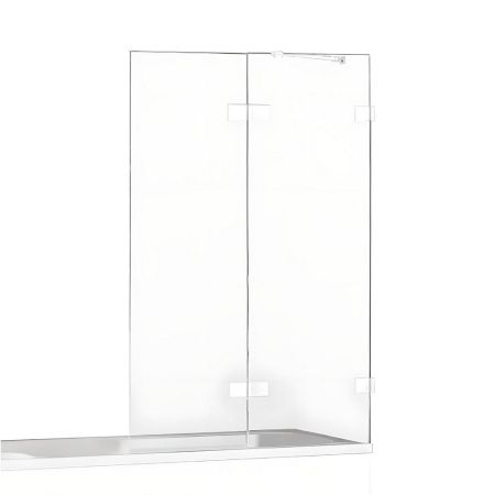 Шторка для ванны NEW TRENDY AVEXA WHITE 130 см EXK-2979 R (белый), артикул EXK-2979