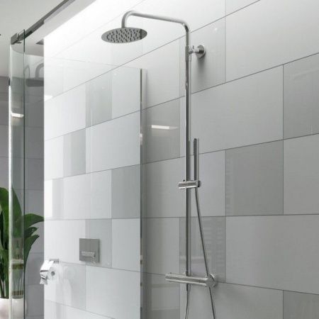 Термостатическая душевая система наружного монтажа EXCELLENT Rain Termo Round ARAC.SY.107CR (хром) Термостатическая душевая система наружного монтажа EXCELLENT Rain Termo Round ARAC.SY.107CR (хром)