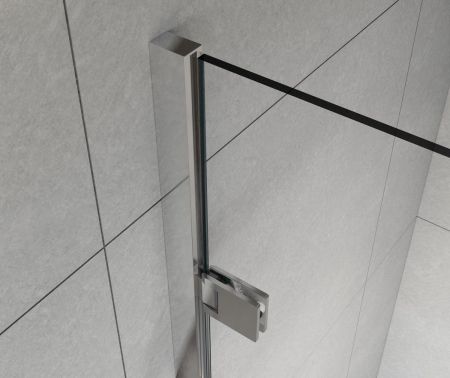 Душевая дверь Flex VDP-1F900CL, 900, хром, стекло прозрачное, артикул VDP-1F900CL