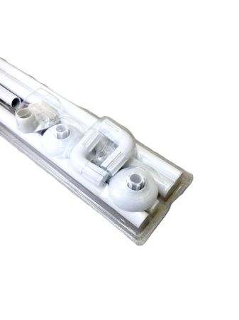 Карниз угловой для ванной  Savol SK-8017S, белый, артикул SK-8017S