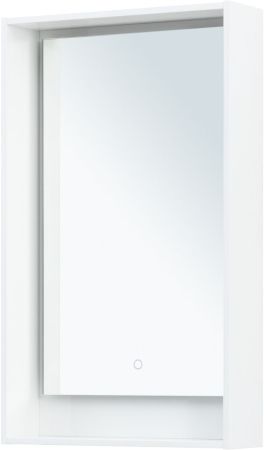 Зеркало Aquanet Милан 50 белый глянец