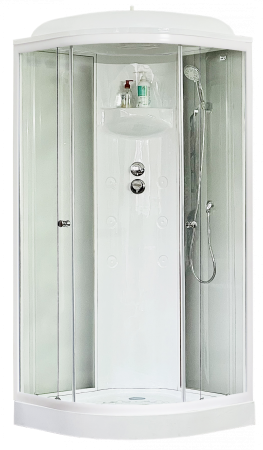 Душевая кабина Royal Bath RB 100HK4-MT (матовое/прозрачное), артикул RB100HK4-MT