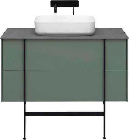 Тумба под раковину Allen Brau Reality 100 1.32007.CGM олива матовый, артикул 1.32007.CGM