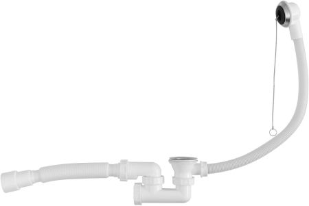 Слив-перелив для ванны Aquanet, с цепочкой, выпуск d40/50