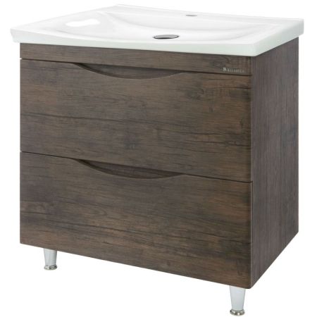 Тумба под раковину Bellezza Санриса 80 4630113660431 Орех, артикул 4630113660431