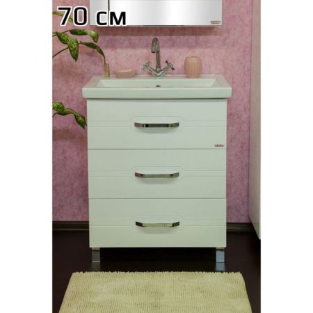 Тумба для раковины Sanflor Анкона 70 С0000002170 Белая