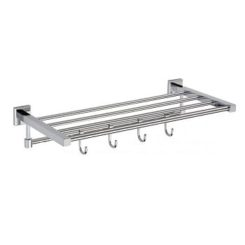 Полка для полотенец Savol S-509544, хром