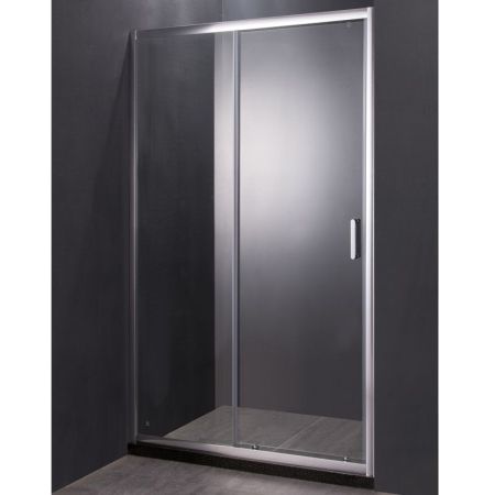 Душевая дверь в нишу Orange E02-130TCR 130 профиль Хром стекло прозрачное