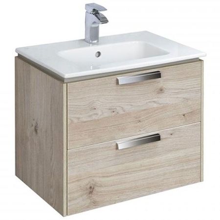 Тумба под раковину Roca Lago 60 857295444 подвесная Светлый дуб, артикул 857295444