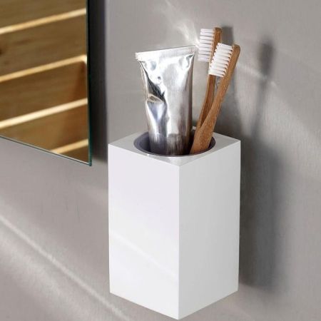 Bertocci Settecento Стакан настольный, цвет: белый матовый композит, артикул 145 0730 0200