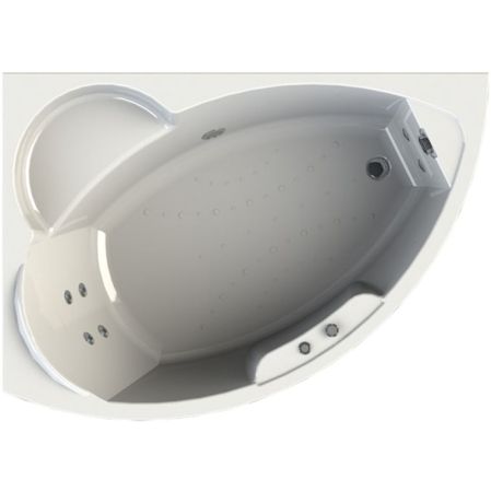 Акриловая ванна Radomir Wachter Алари 168x120 форсунки Белые L с гидромассажем, артикул 3-01-1-1-0-315