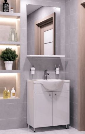 Тумба под раковину Cersanit Sido 70 Белая F-SU-SIDO-NATI70, артикул F-SU-SIDO-NATI70