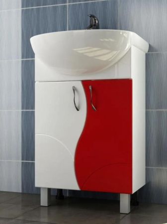 Тумба под раковину напольная VIGO Alessandro tn.ALE.UYU.55.2D крас, 55 см, артикул tn.ALE.UYU.55.2D крас