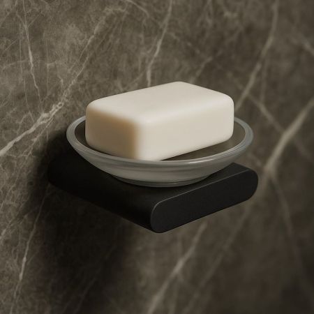 Мыльница Knotlor SD101BL, черный, артикул SD101BL