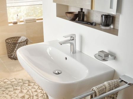 Смеситель для раковины, Kludi, Pure&Solid, тип открывания воды-однорычажный, тип регулирования воды-керамический картридж, монтаж-на раковину/столешницу, отверстия для монтажа-1, высота, мм-160, вынос излива, мм-115, донный клапан-отсутствует, тип подводк Смеситель для раковины, Kludi, Pure&Solid, тип открывания воды-однорычажный, тип регулирования воды-керамический картридж, монтаж-на раковину/столешницу, отверстия для монтажа-1, высота, мм-160, вынос излива, мм-115, донный клапан-отсутствует, тип подводк