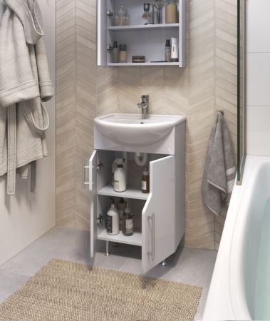 Тумба с раковиной напольная VIGO Grand tn.GRA.UYU.50.2D, 50 см, артикул tn.GRA.UYU.50.2D-com