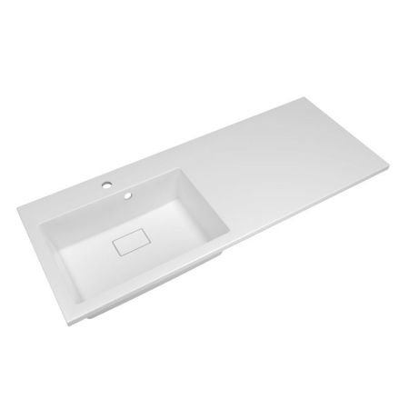 Раковина Florentina Аванти 120 см 10.310.0L120.001, белая, артикул 10.310.0L120.001