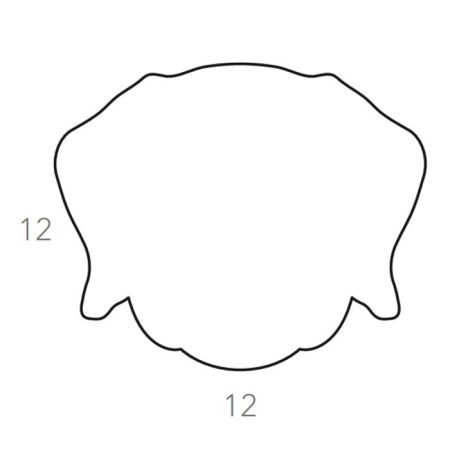 ADJ Костер детский Dog, 12x12 см., цвет: небесный/эвкалипт, артикул 0014.50/60