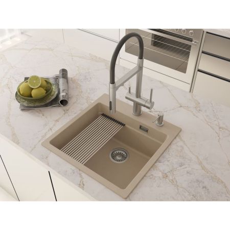 Кухонная мойка Grandex Aqua Comfort 500403, бежевый