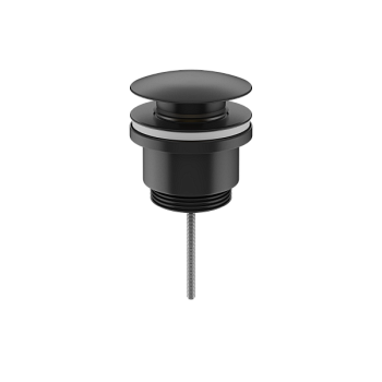 Донный клапан универсальный Ceramicanova 70003MBb с системой "Клик - Клак" латунь черный матовый