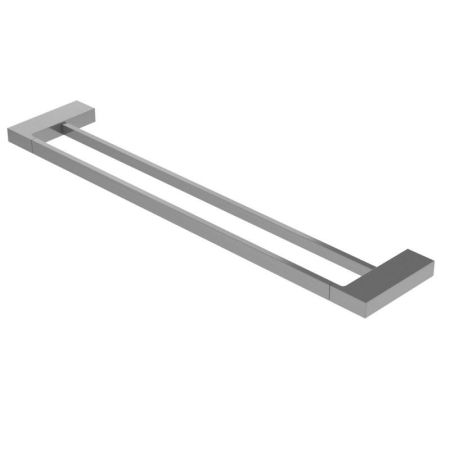 SLIDER-THD-60-NOP Полотенцедержатель двойной 60 см, исполнение черный матовый, артикул SLIDER-THD-60-NOP