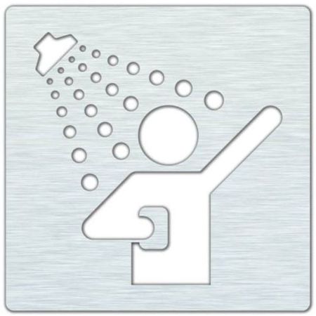 HOTEL значок душевая, блеск, артикул 111022072