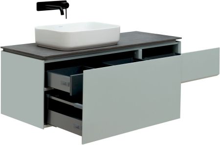 Тумба под раковину Allen Brau Infinity 120 1.21006.PWM L папирус матовый, артикул 1.21006.PWM