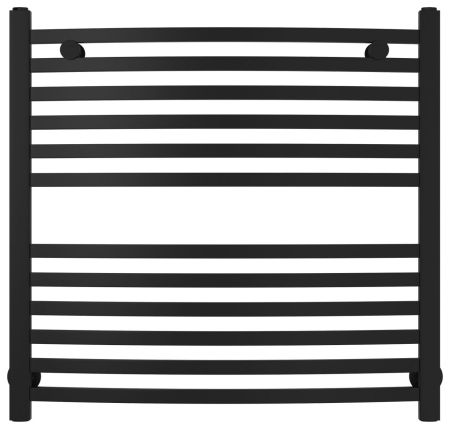 Полотенцесушитель водяной АРКУС 600х600 (Матовый Чёрный)