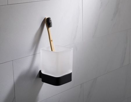 Стакан для зубных щеток Timo Selene 14033/03 Черный, артикул 14033/03