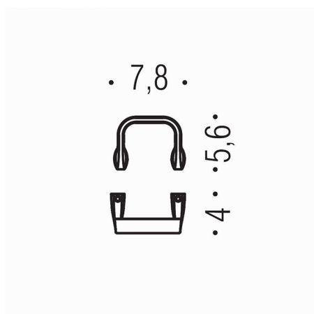 Colombo Trenta Крючок, цвет: PVD графит матовый, артикул BPT27.GM