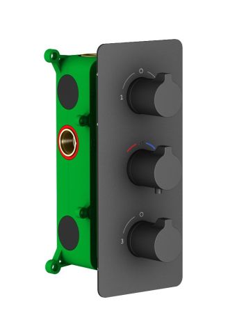 Душевая система Timo Petruma SX-5149/03SM Черный, артикул SX-5149/03SM