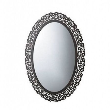GLOBO Paestum Зеркало в раме овальное 71х95см, цвет: metallo antico, артикул PASR38 met.antico
