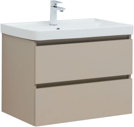 Тумба под раковину Aquanet Вега 2.0 70 бежевый, артикул 00337942