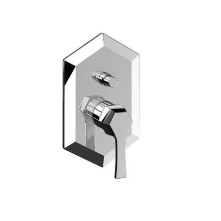 CISAL Cherie Внешняя часть встраиваемого однорычажного смесителя для ванны/душа, цвет хром, артикул CE00210021